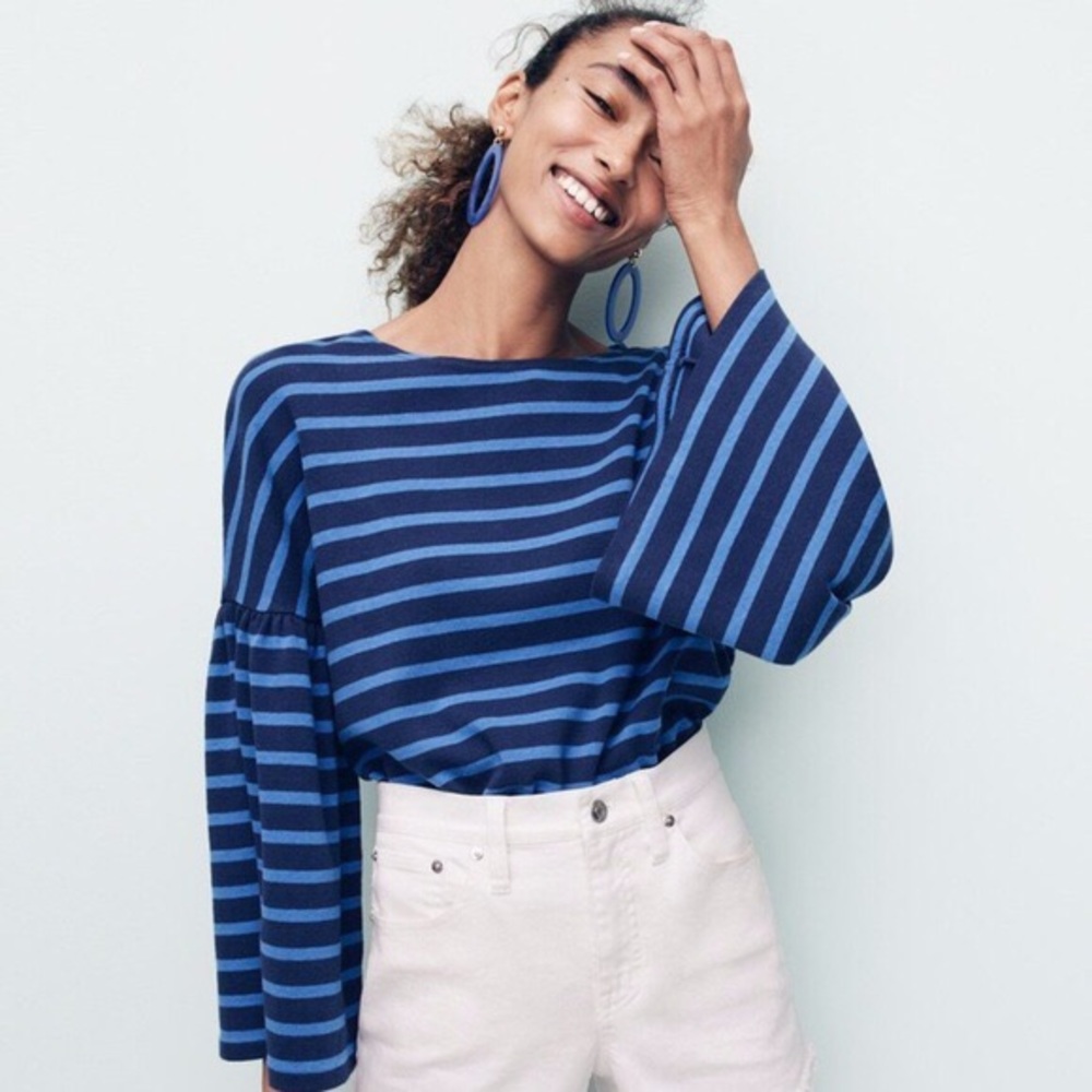 Bell sleeve J Crew top